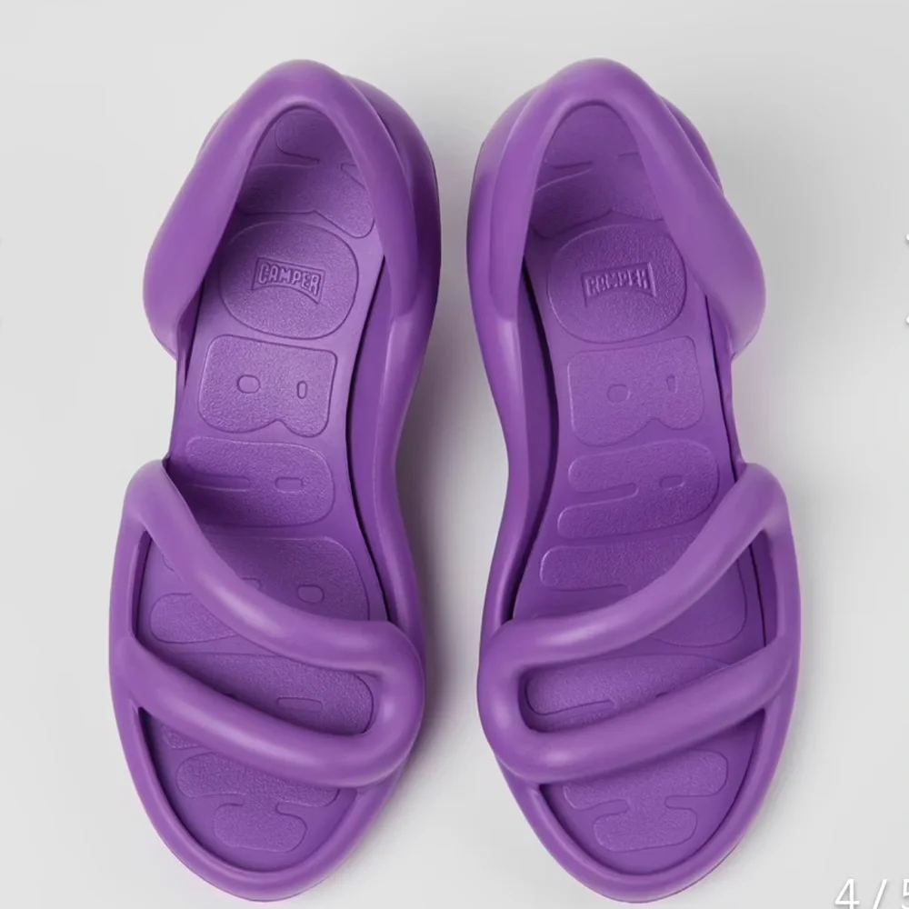 Camper 80mm Kobarah slingback sandals, Purple, Size EU40/US9-9.5, NWT no box